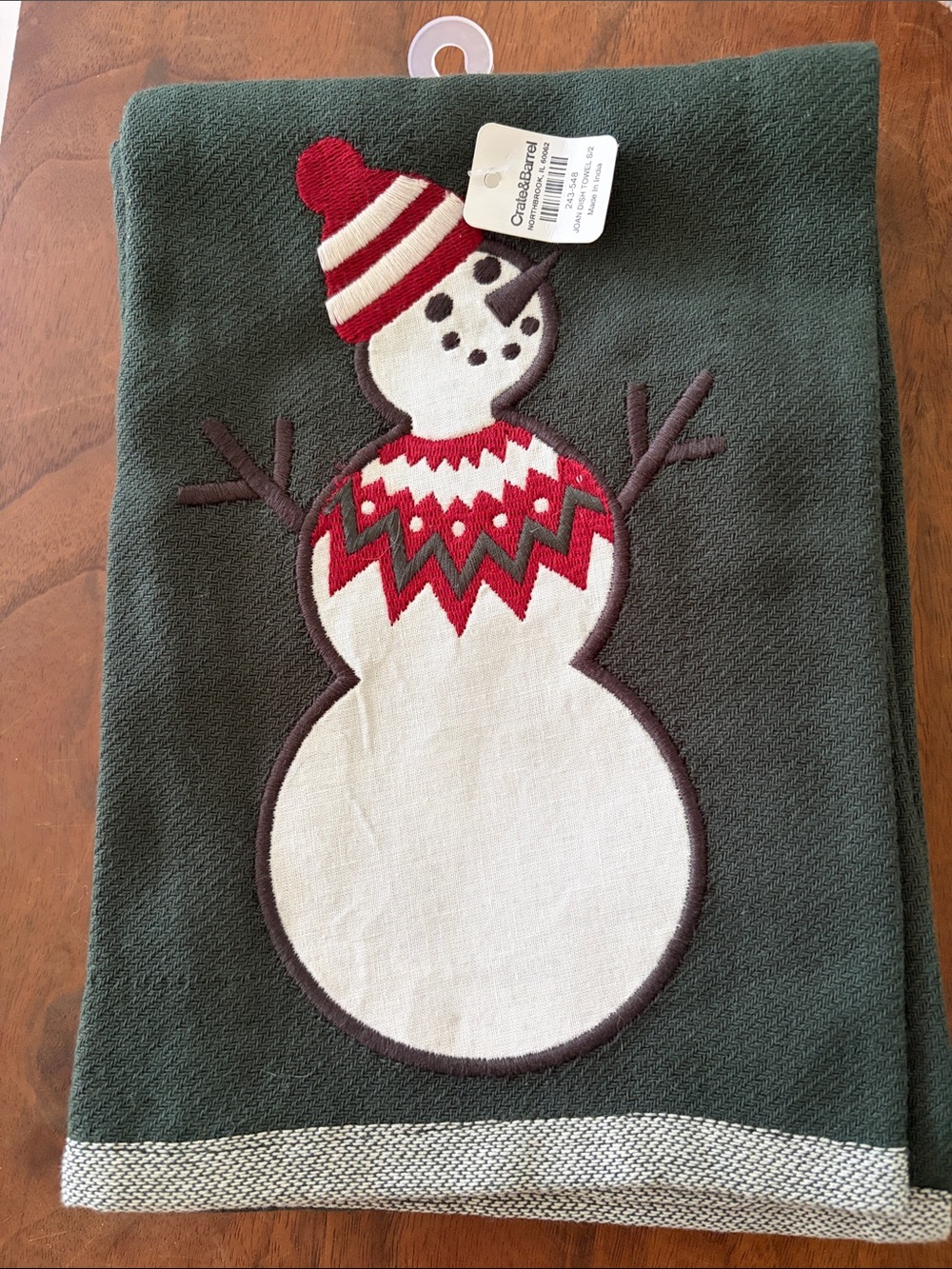 NWT Crate&Barrel Holiday dish towel set of 2